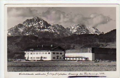 Ainring mit Landpoststempel über Freilassing 1938
