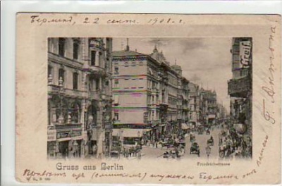 Berlin Mitte Friedrichstraße 1901