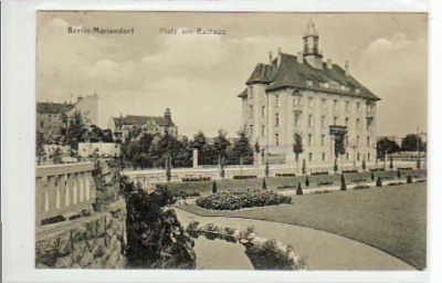 Berlin Mariendorf Platz am Rathaus 1913