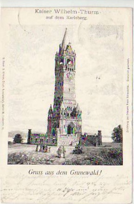 Berlin Grunewald Kaiser Wilehlm Turm 1899