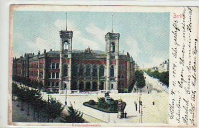 Berlin Kriminalgericht 1904