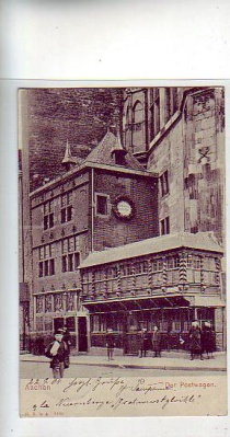 Aachen Der Postwagen 1904
