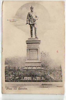 Berlin Spandau Kaiser Friedrich Denkmal 1912