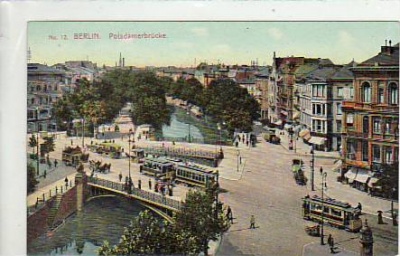 Berlin Tiergarten Potsdamerbrücke 1908