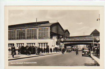 Berlin Mitte Bahnhof Friedrichstraße ca 1950
