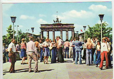 Berlin Mitte Brandenburger Tor 1977