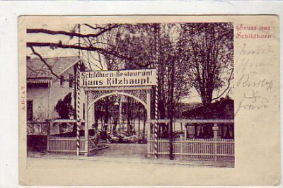 Berlin Spandau Schildhorn Restaurant 1900