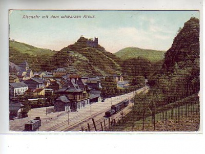 Altenahr Bahnhof Eisenbahn ca 1915