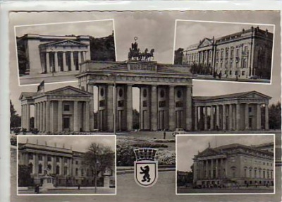 Berlin Mitte Brandenburger Tor,Bibliothek,Oper 1960
