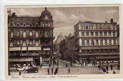 Berlin Mitte Unter den Linden Ecke Friedrichstraße ca 1930