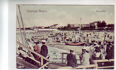 Ostseebad Ahlbeck Strandleben 1906