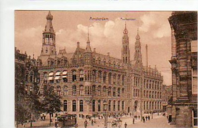 Amsterdam Niederlande Postkantoor,Postamt ca 1915
