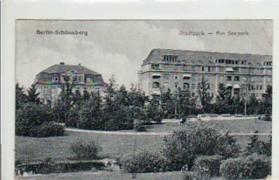 Berlin Schöneberg Stadtpark am Seepark 1919