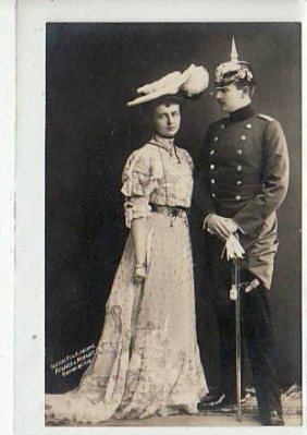 Adel Monarchie Prinz August Wilhelm von Preussen und Frau