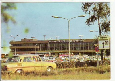 Berlin Treptow Flughafen Schönefeld ca 1980