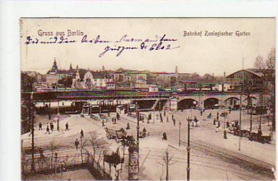 Berlin Tiergarten Bahnhof Zoo 1908