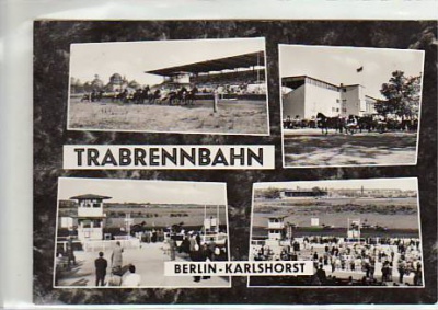 Berlin Karlshorst Pferderennbahn 1963