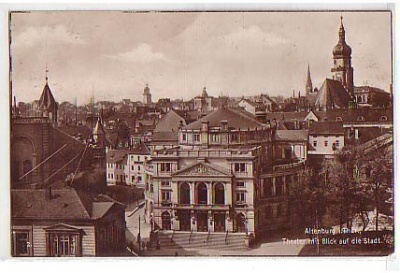 Altenburg Foto Karte vom Theater 1925