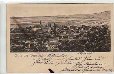 Dermbach Rhön im feldthal 1900