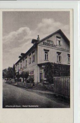 Altenbrak Bodetal,Harz Hotel Bodenheim 1956