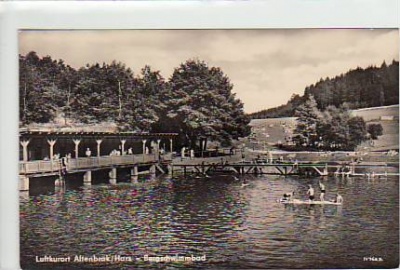 Altenbrak Bodetal,Harz Bergschwimmbad 1962