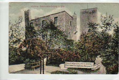 Dermbach Rhön Ruine Sachsenburg 1910