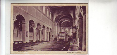 Bad Gandersheim Kirche von innen 1915