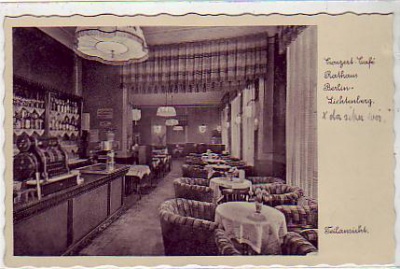 Berlin Lichtenberg Conzert Cafe Rathaus 1941