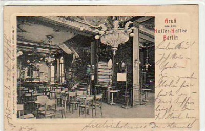 Berlin Schöneberg Kaiser Kaffee 1906