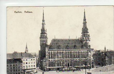 Aachen Rathaus ca 1915