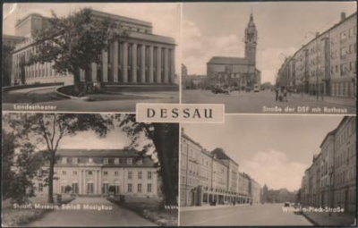 Dessau 4 x ansicht 1960