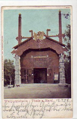 Thale Harz Walpurgishalle 1902