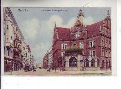 Berlin Neukölln Postamt Anzengruberstraße ca 1915