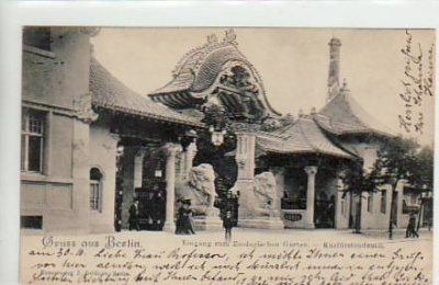 Berlin Tiergarten Zoologischer Garten 1901