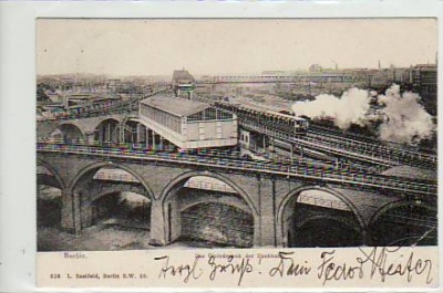 Berlin Kreuzberg Hochbahn Gleisdreieck 1902