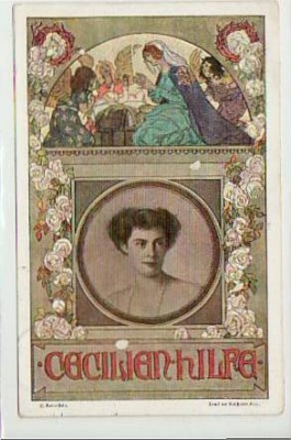 Adel Monarchie Kronprinzessin Cecilie von Preussen 1916