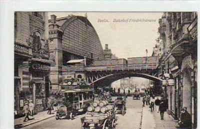 Berlin Mitte Bahnhof Friedrichstraße 1910