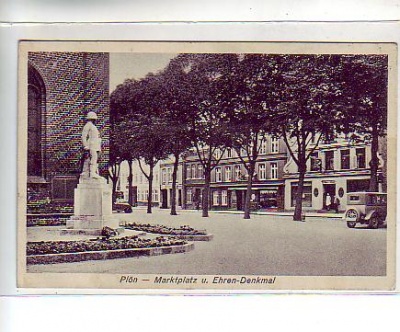 Plön in Holstein Ehren-Denkmal ca 1930