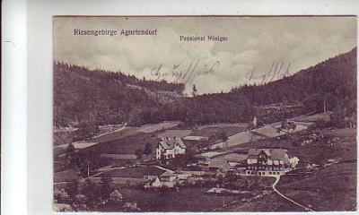 Agnetendorf Riesengebirge Pensionat Höniger 1913