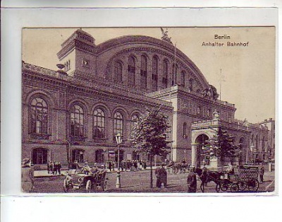 Berlin Kreuzberg Anhalter Bahnhof 1916