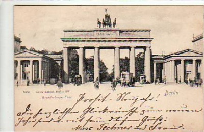 Berlin Mitte Brandenburger Tor 1901
