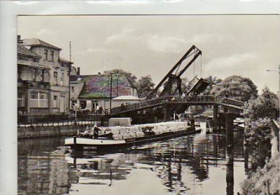 Zehdenick in der Mark Zugbrücke 1972