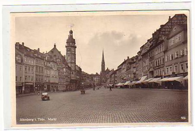 Altenburg Markt vor 1945