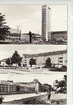 Neubrandenburg Karl-Marx-Platz 1977