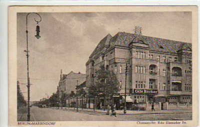 Berlin Mariendorf Chaussee Str. Ecke Eisenacher Str. 1925