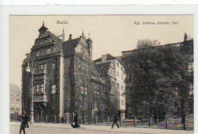 Berlin Mitte Schloss ältester Teil 1915