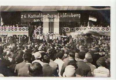 Berlin Lichtenberg Katholikentag Foto Karte 1928