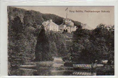 Burg Schlitz Mecklenburger Schweiz bei Teterow ca 1915