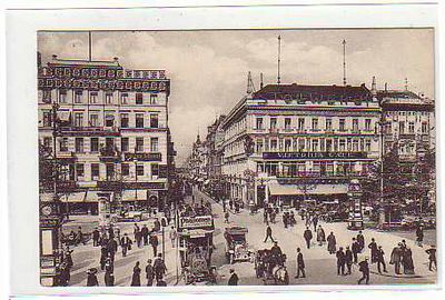 Berlin Mitte Friedrichstraße alter Omnibus 1914