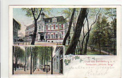 Brandenburg an der Havel Restaurant Ahlerts Berg 1910